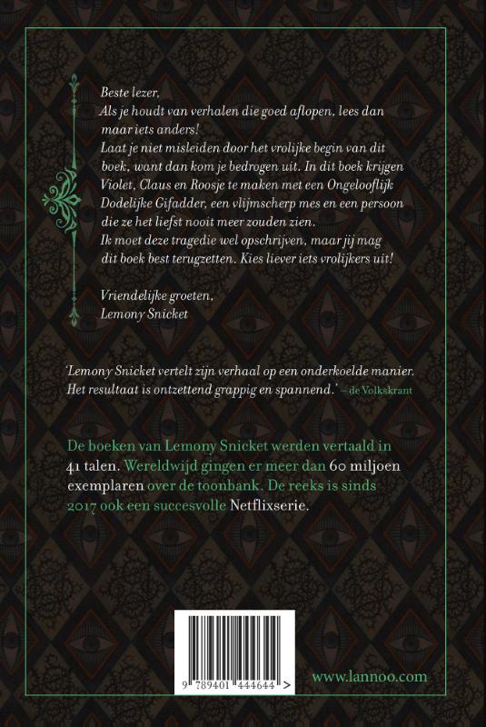 Achterkant van Het treurige tweede boek
