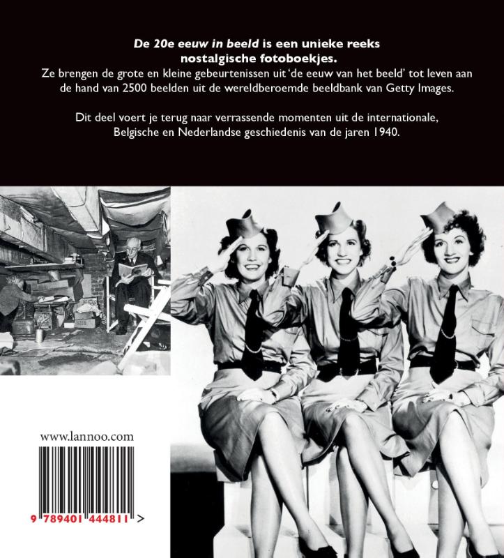 Achterkant van De jaren 1940