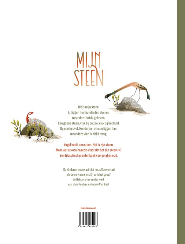 Achterkant van Mijn steen