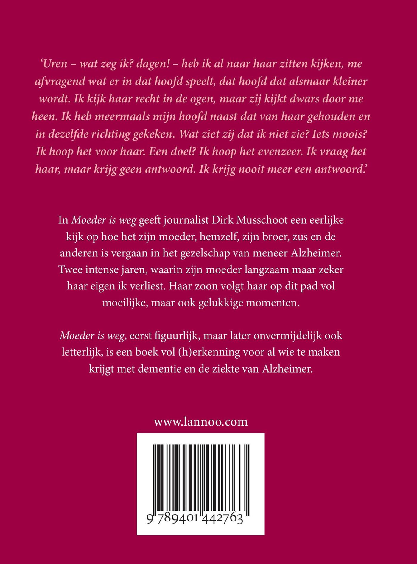 Achterkant van Moeder is weg