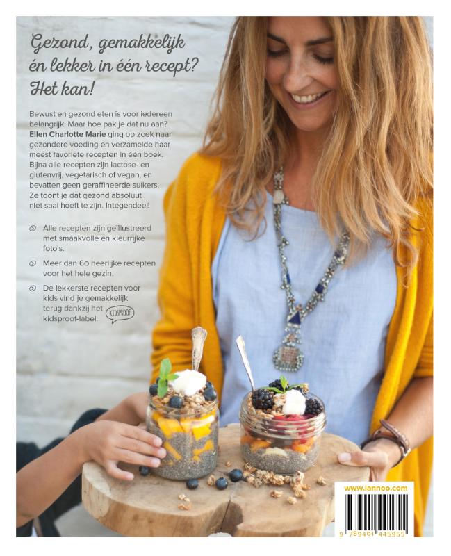 Achterkant van One healthy family