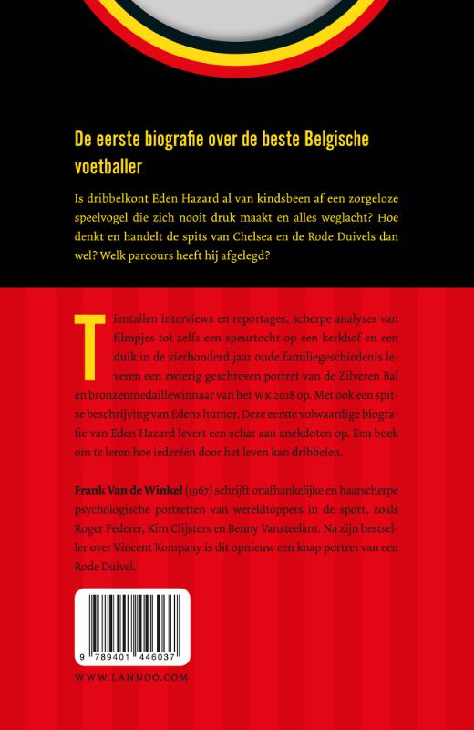 Achterkant van Eden Hazard