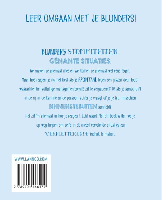 Achterkant van Het blunderboek