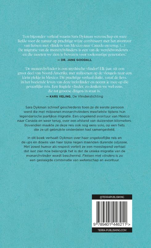 Achterkant van Fietsen met vlinders