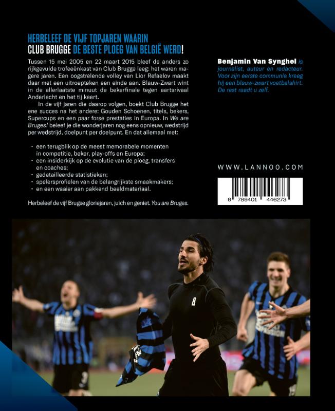 Achterkant van We are Bruges!