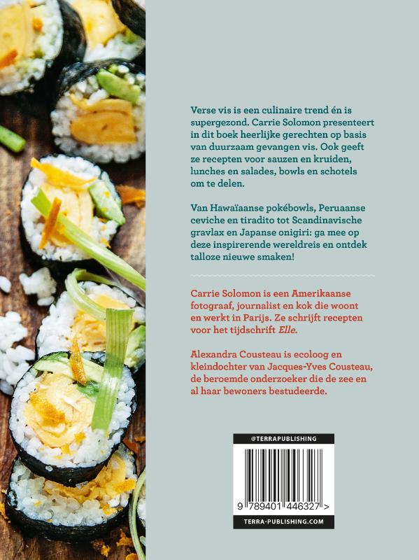 Achterkant van Sushi & ceviche