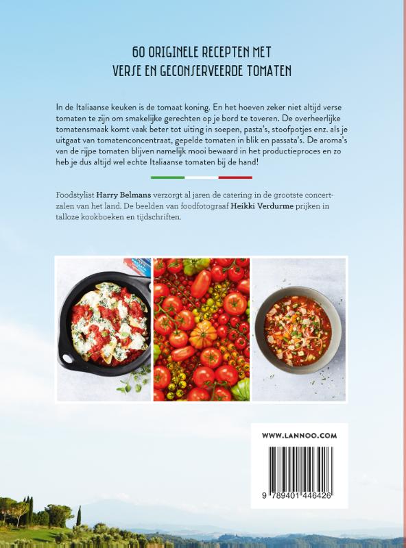 Achterkant van Italia al pomodoro