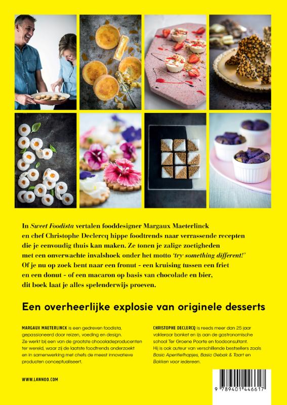 Achterkant van Sweet Foodista