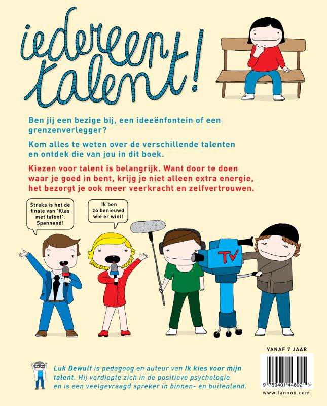 Achterkant van Iedereen talent!