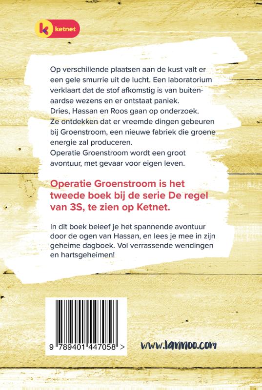 Achterkant van Operatie Groenstroom
