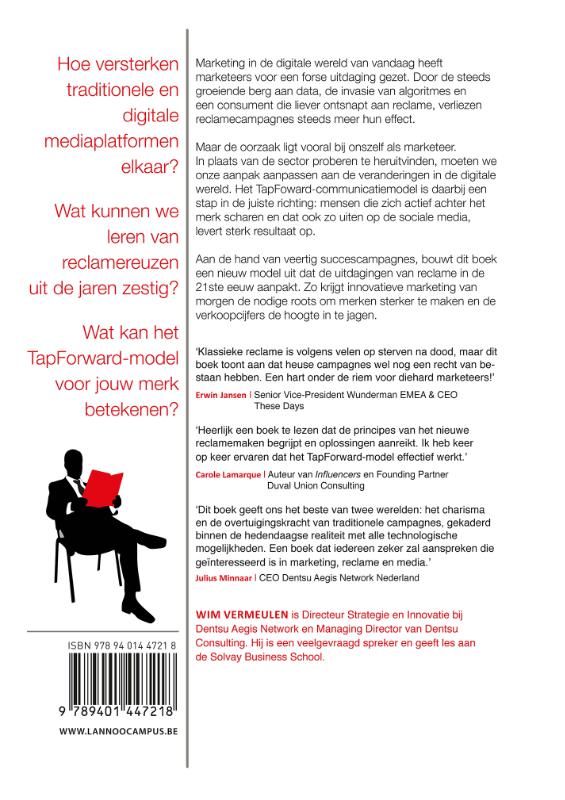 Achterkant van Marketing voor de Madmen van morgen
