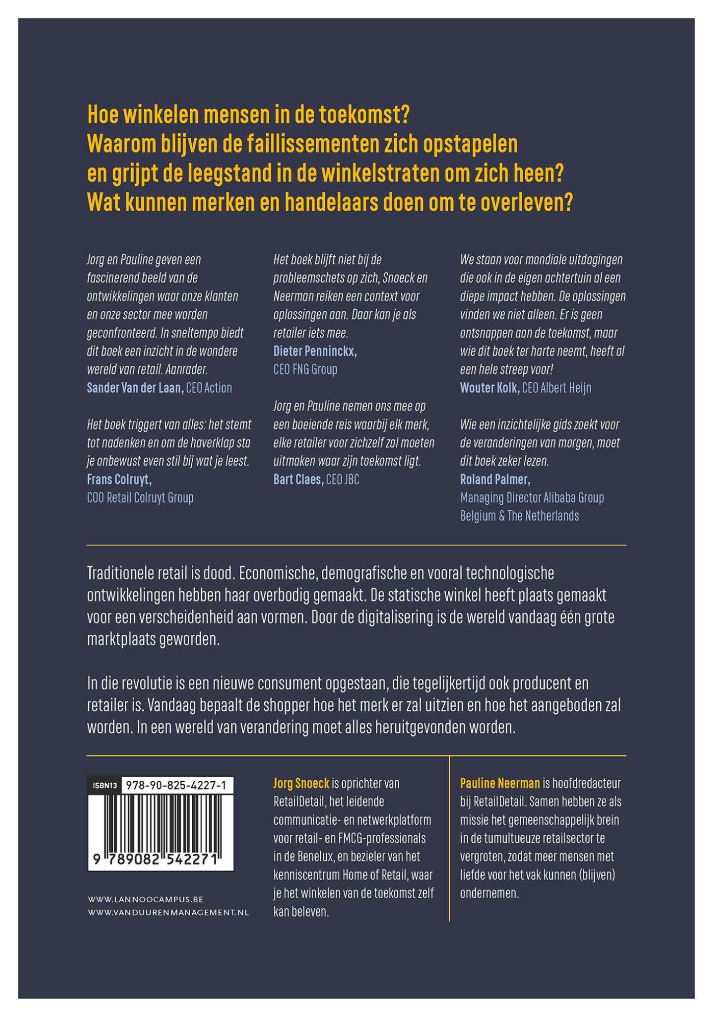 Achterkant van The future of shopping