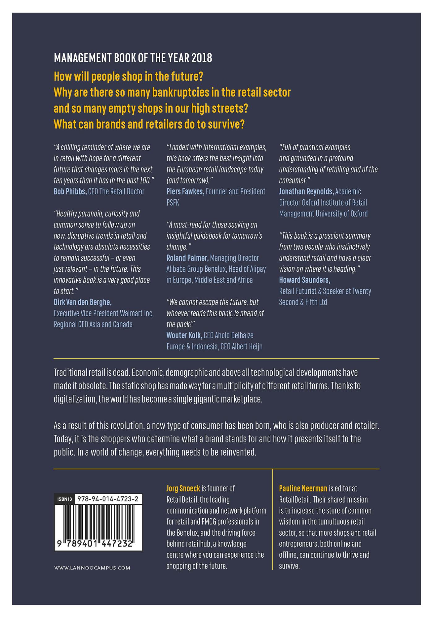 Achterkant van The future of shopping - English version