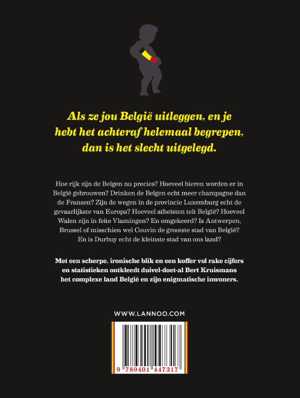 Achterkant van De blote Belg