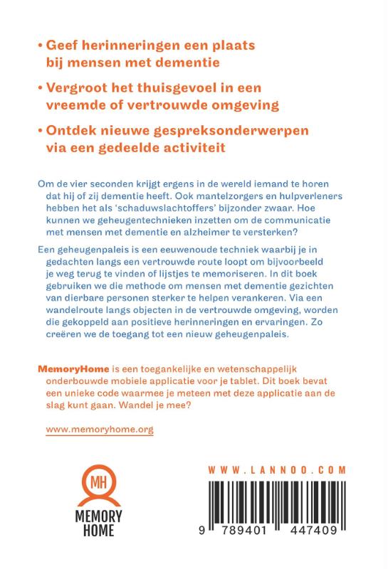Achterkant van Een nieuw geheugenpaleis