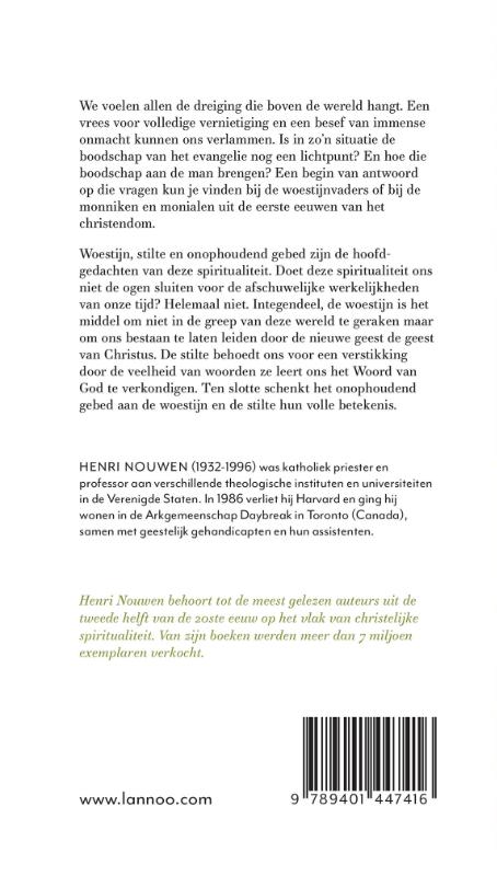 Achterkant van De woestijn zal bloeien