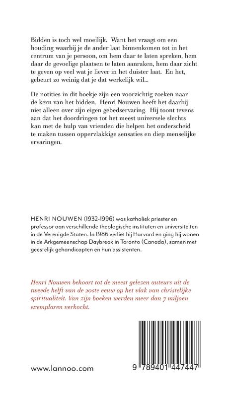 Achterkant van Met open handen
