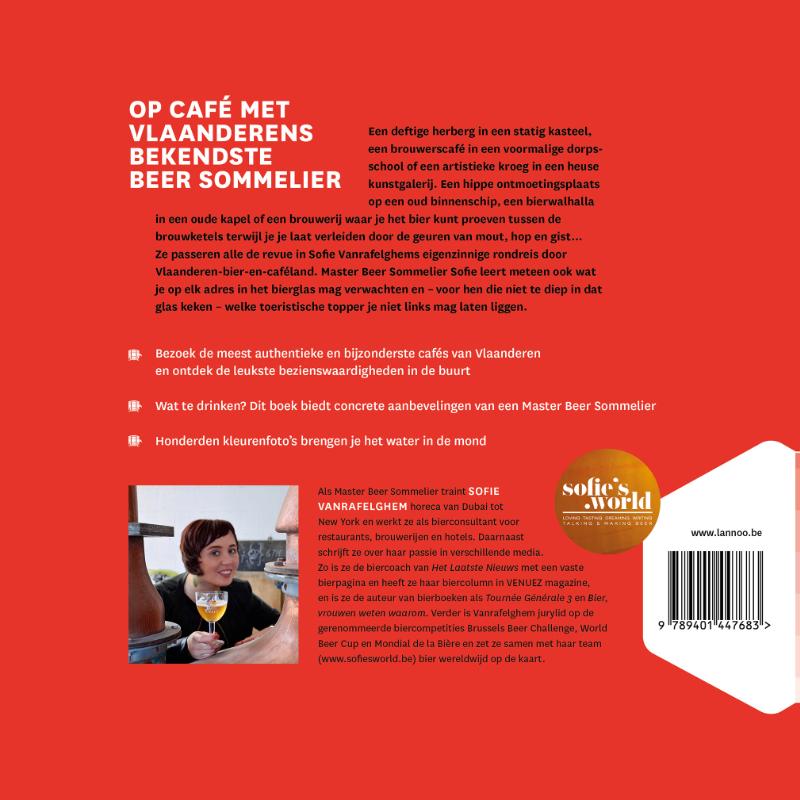 Achterkant van Op café in Vlaanderen