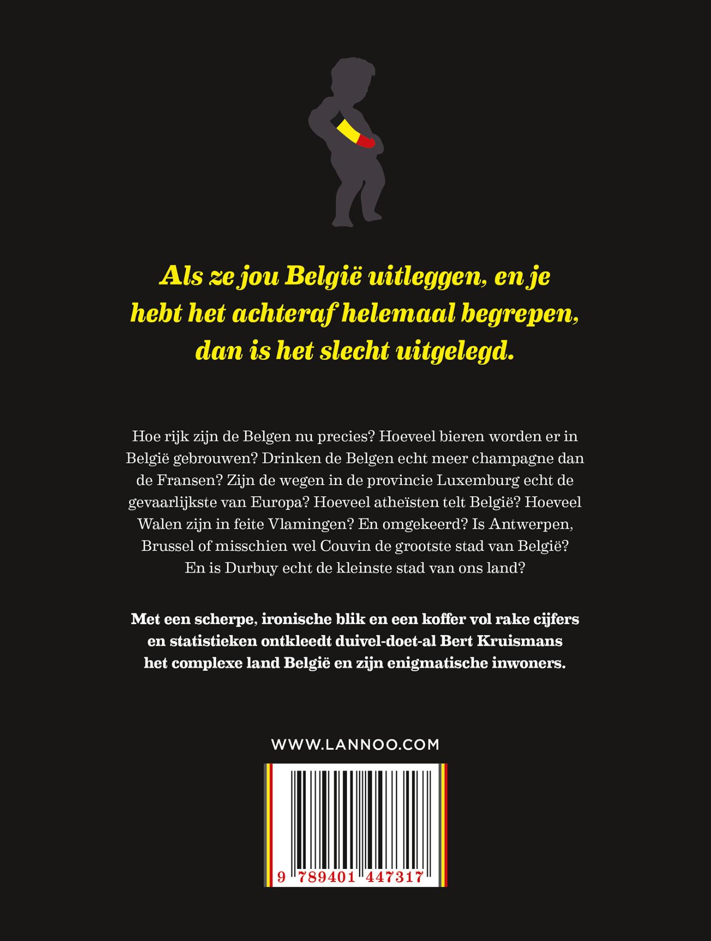 Achterkant van De blote Belg