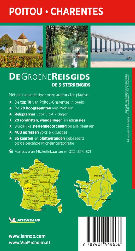 Achterkant van Poitou-Charentes