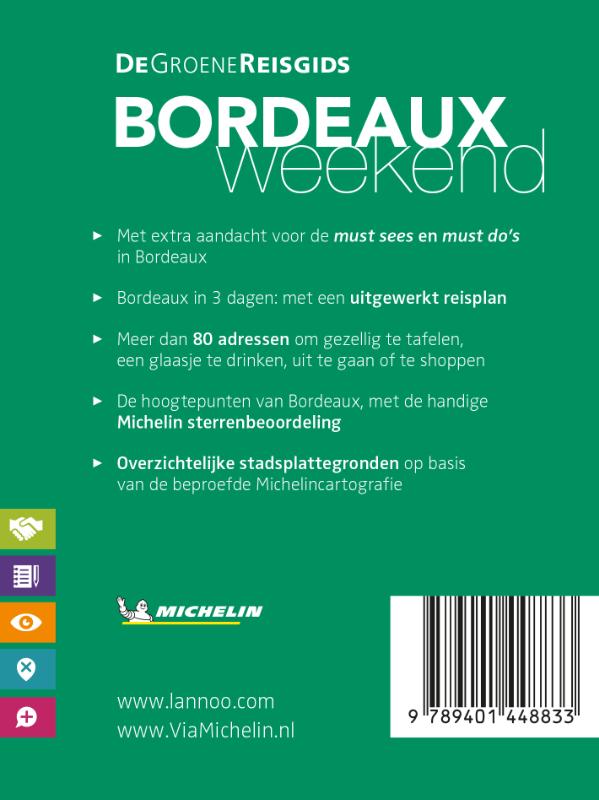 Achterkant van Bordeaux Weekend