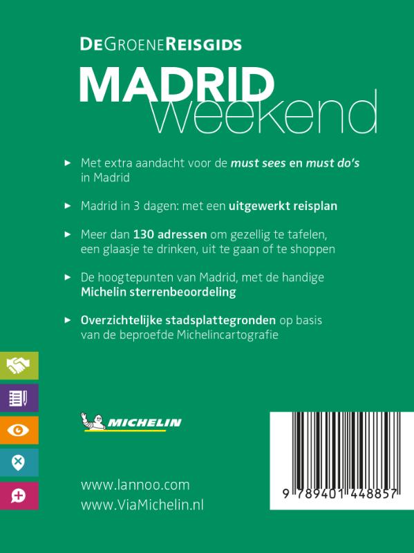 Achterkant van Madrid weekend