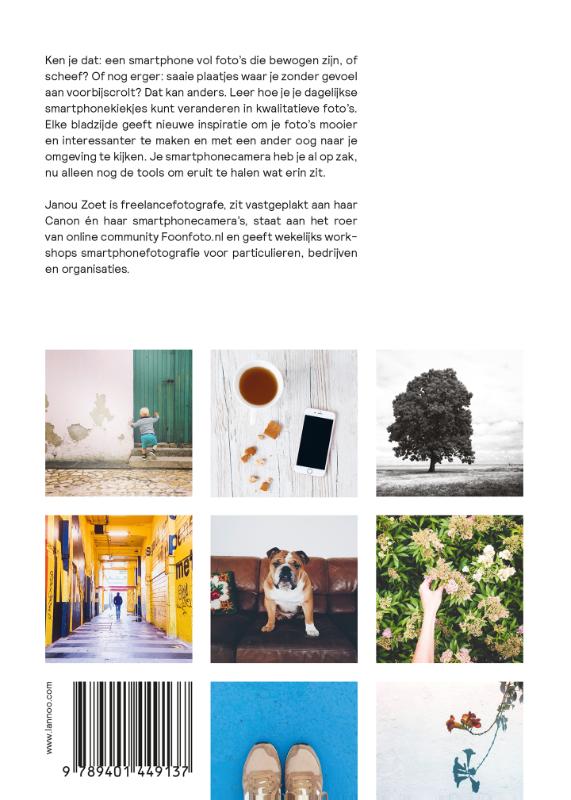 Achterkant van Smartphotos