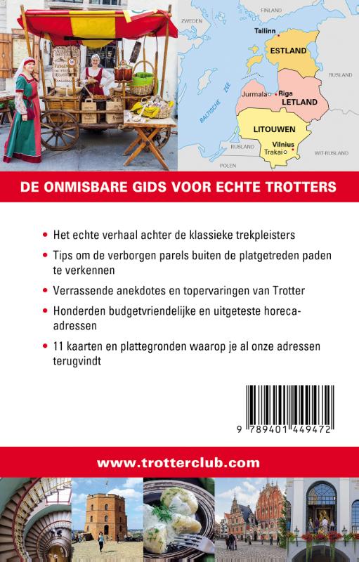 Achterkant van Baltische staten