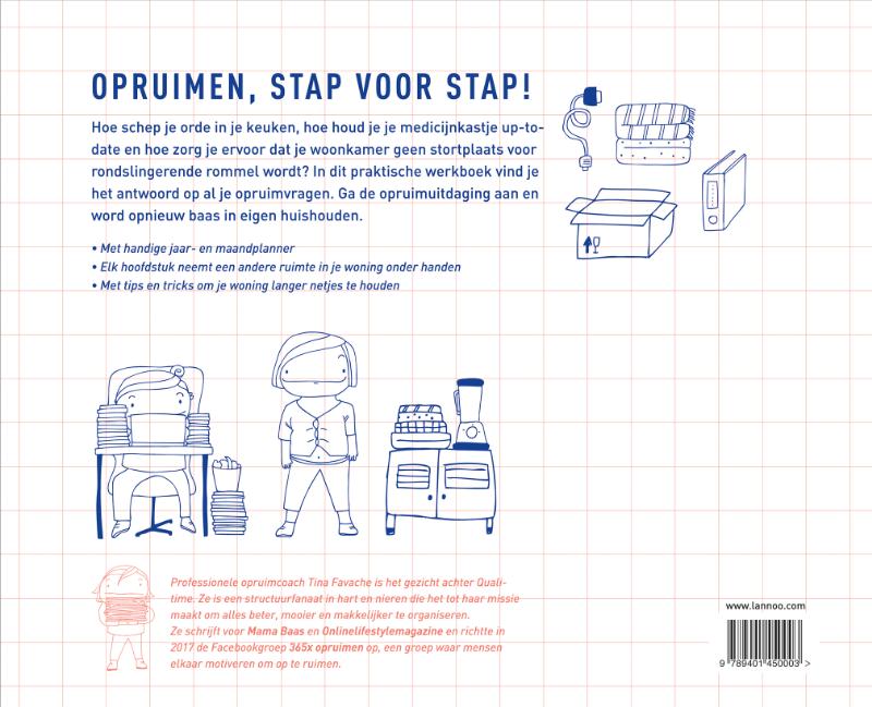 Achterkant van Mijn opruimboek