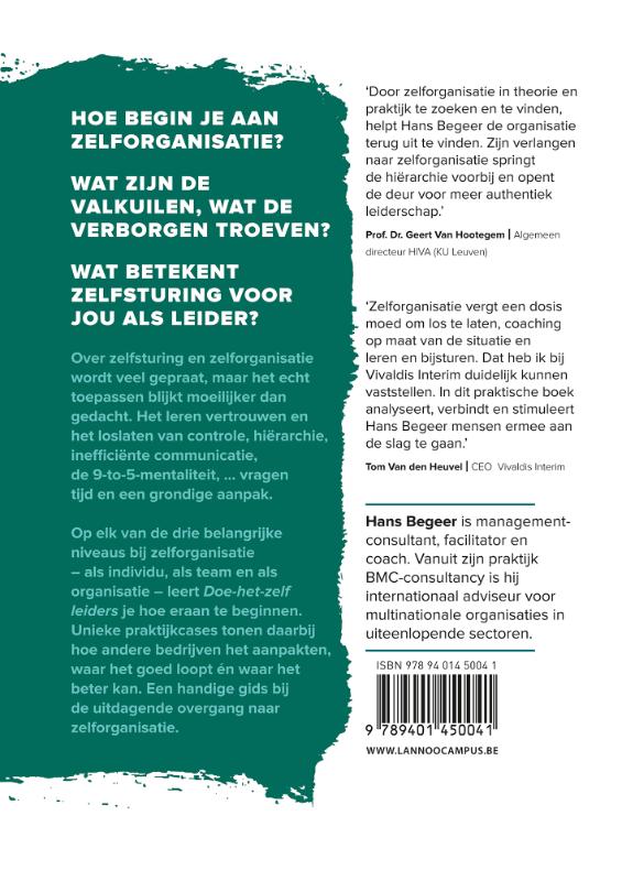 Achterkant van Doe-het-zelf leiders - De hiërarchie voorbij