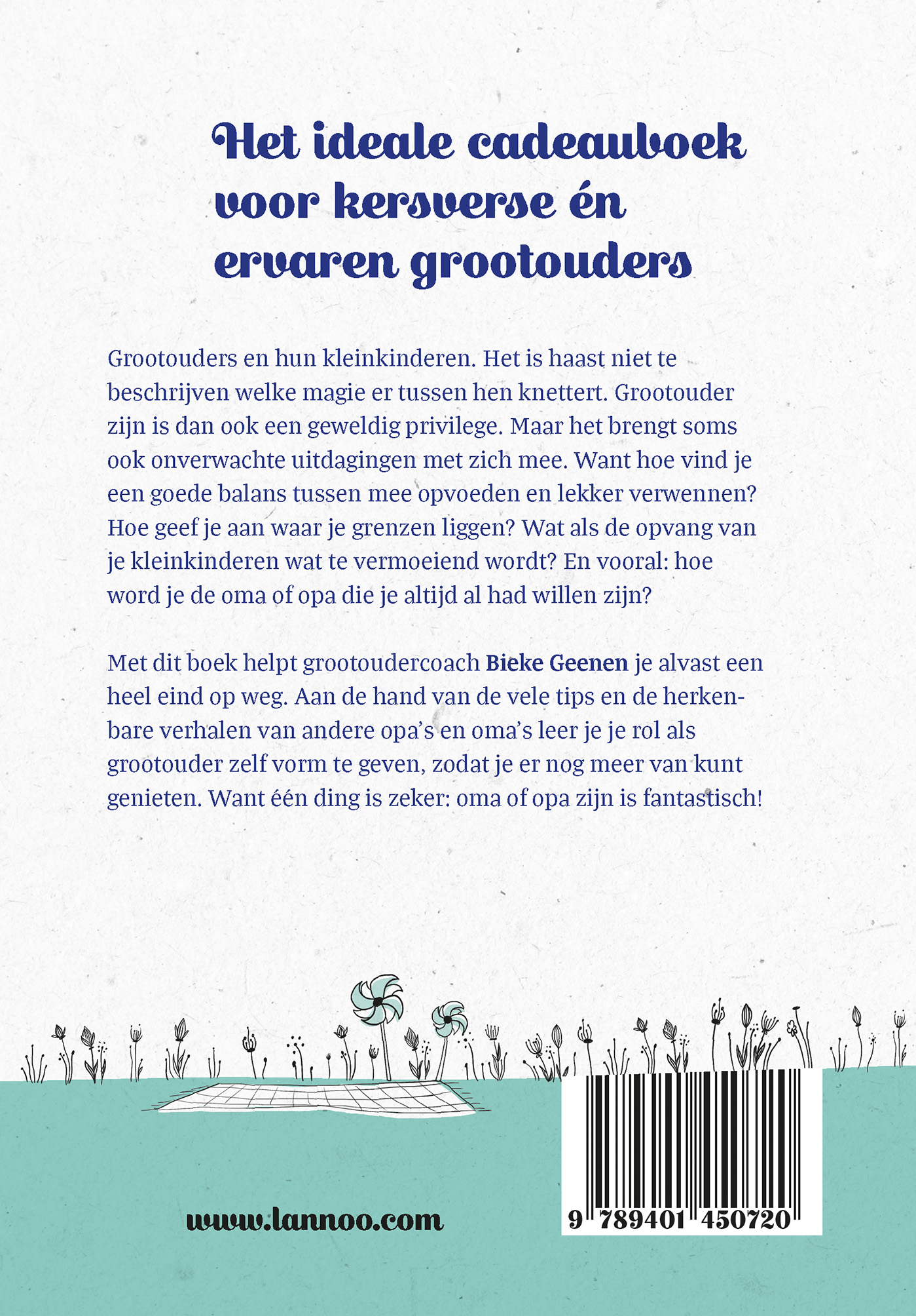 Achterkant van Opa en oma zonder stress
