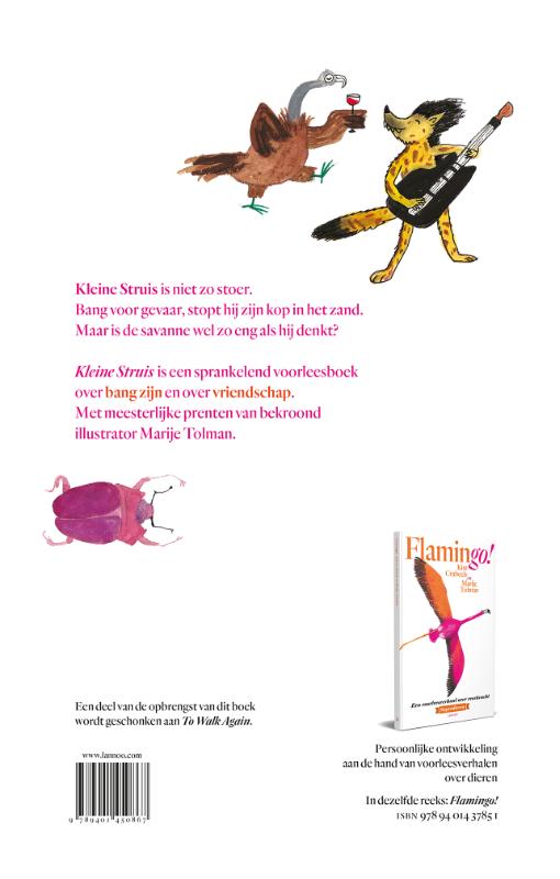 Achterkant van Kleine struis