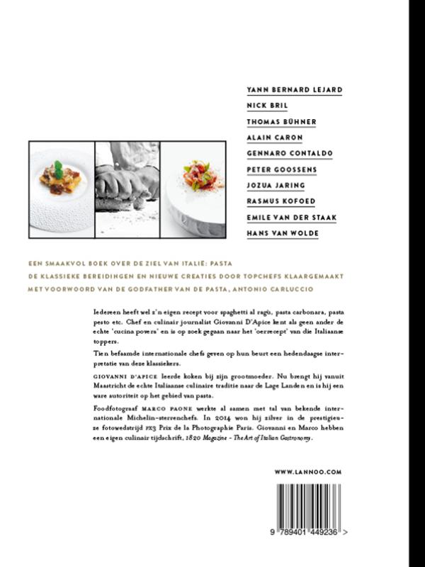 Achterkant van Pasta - Il primo piatto