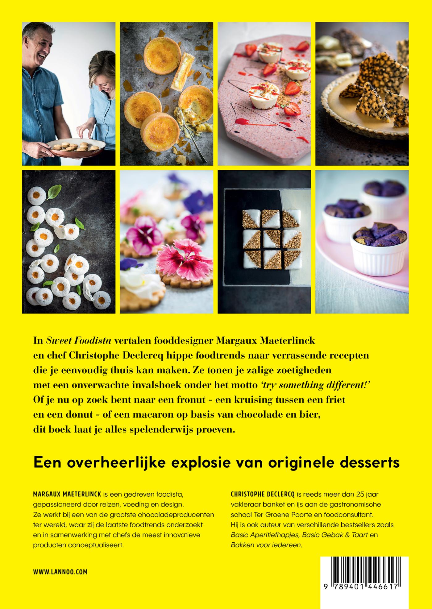 Achterkant van Sweet Foodista