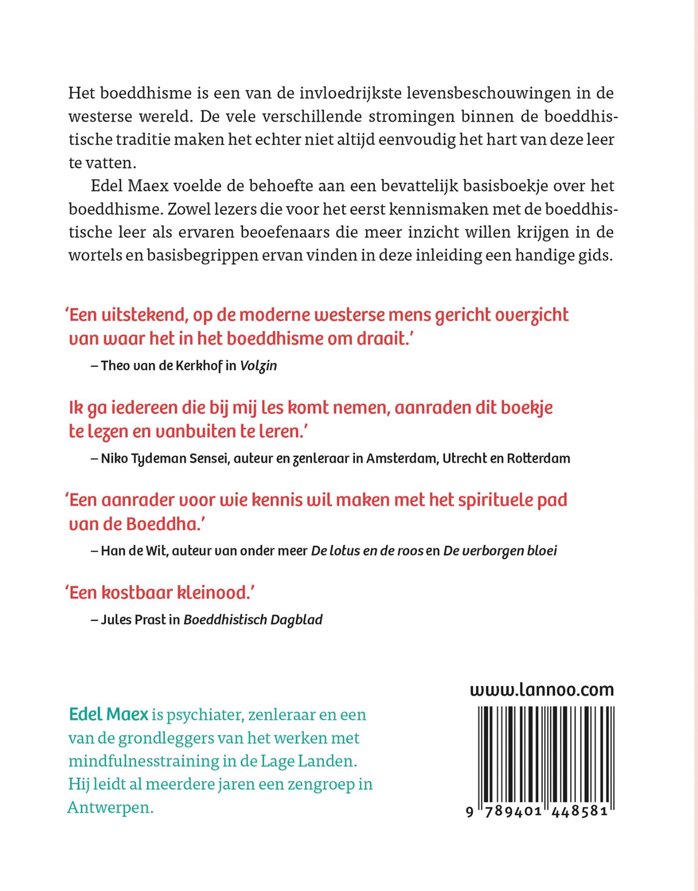 Achterkant van Een kleine inleiding in het boeddhisme