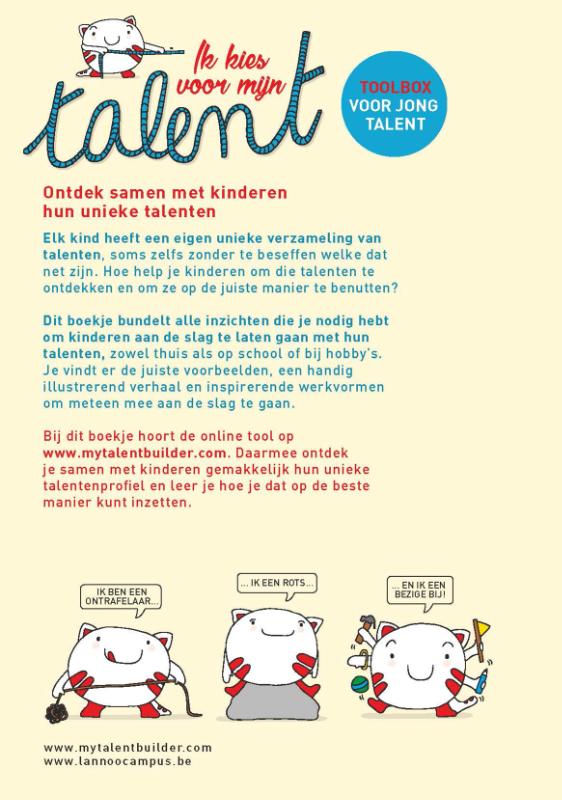 Achterkant van Ik kies voor mijn talent