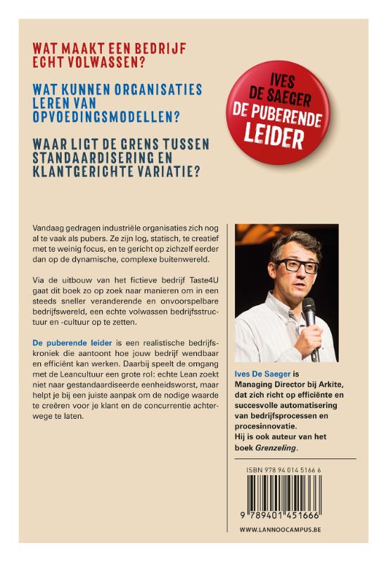 Achterkant van De puberende leider