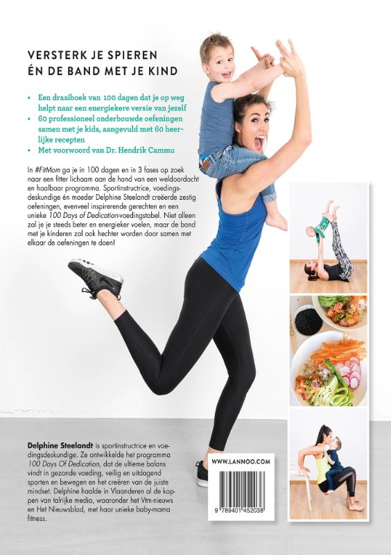 Achterkant van #FitMom