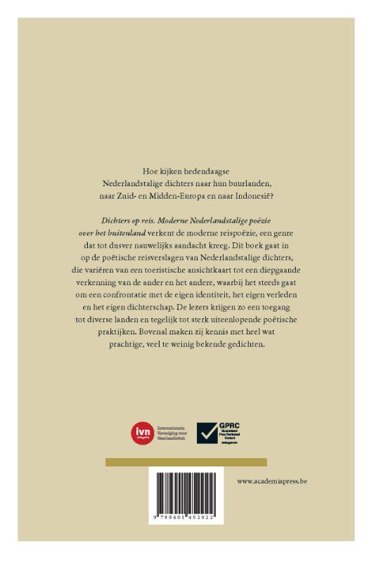 Achterkant van Dichters op reis