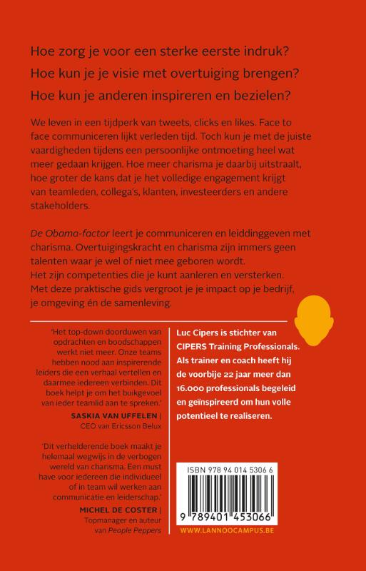 Achterkant van De Obama factor