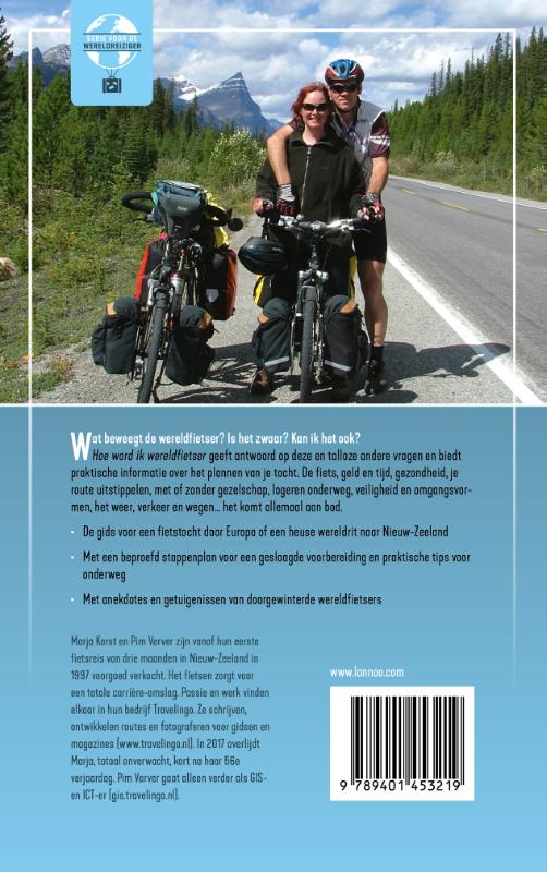 Achterkant van Hoe word ik wereldfietser?