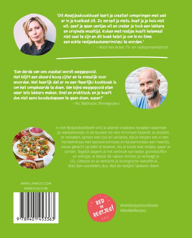 Achterkant van Het restjeskookboek