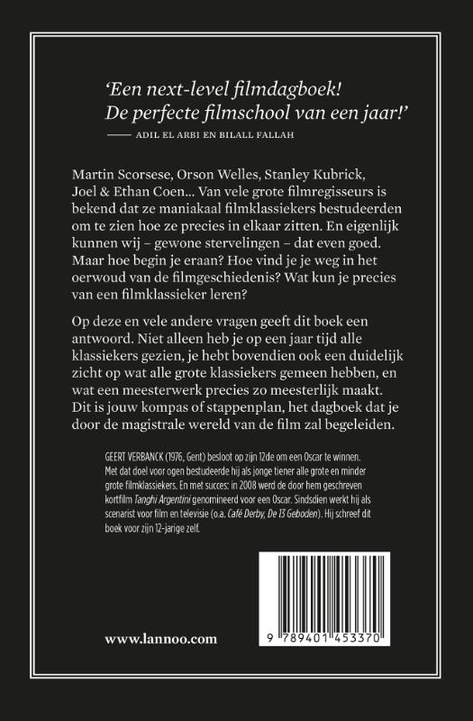Achterkant van 365 films die je gezien moet hebben