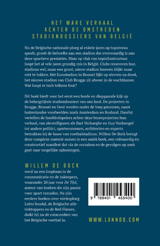 Achterkant van Dossier Stadion