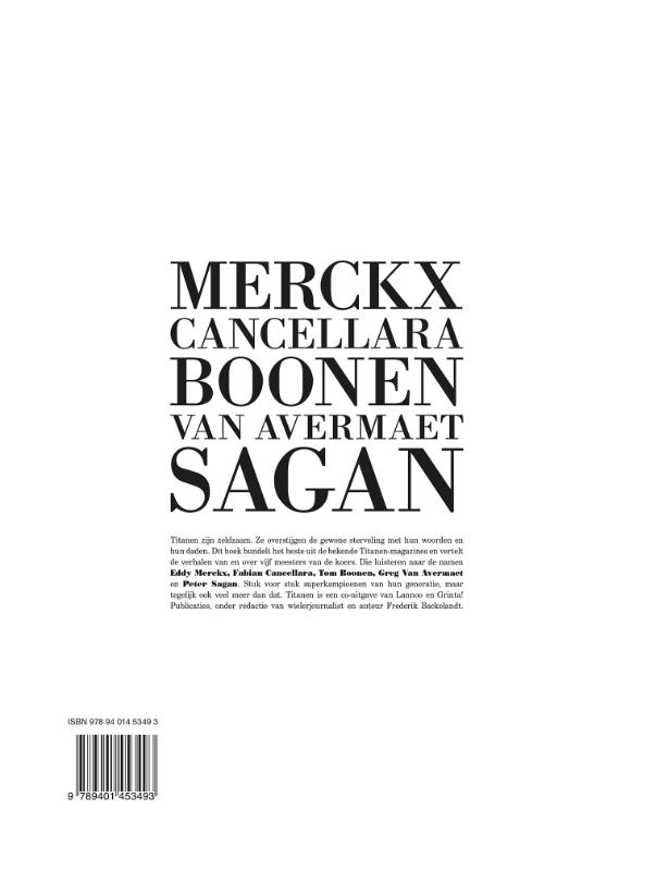 Achterkant van Titanen