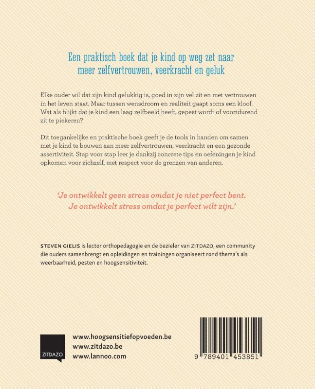 Achterkant van Opvoeden tot zelfvertrouwen