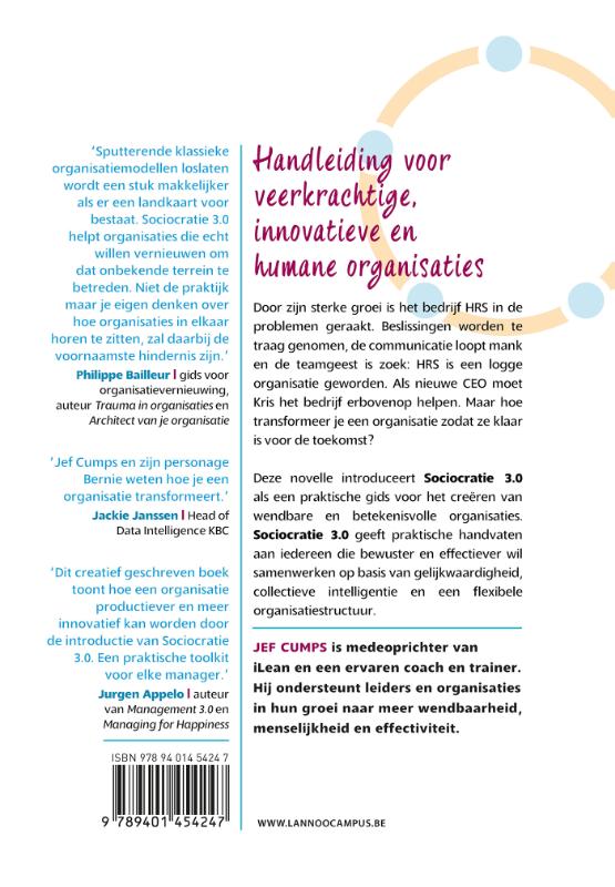 Achterkant van Sociocratie 3.0