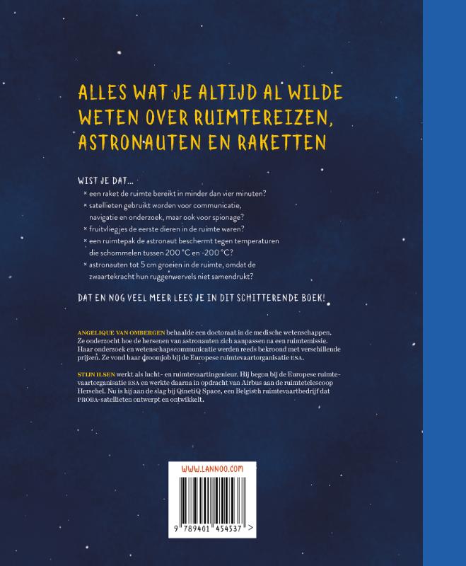 Achterkant van Reis naar de sterren