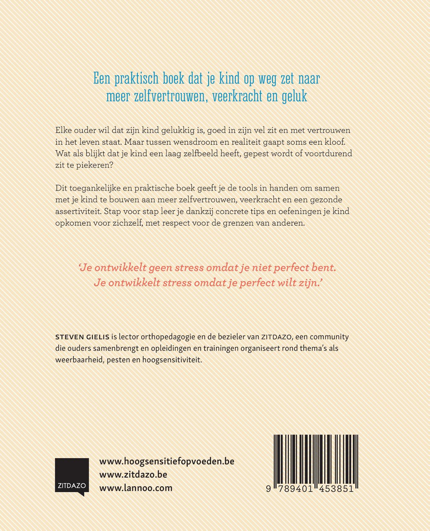 Achterkant van Opvoeden tot zelfvertrouwen