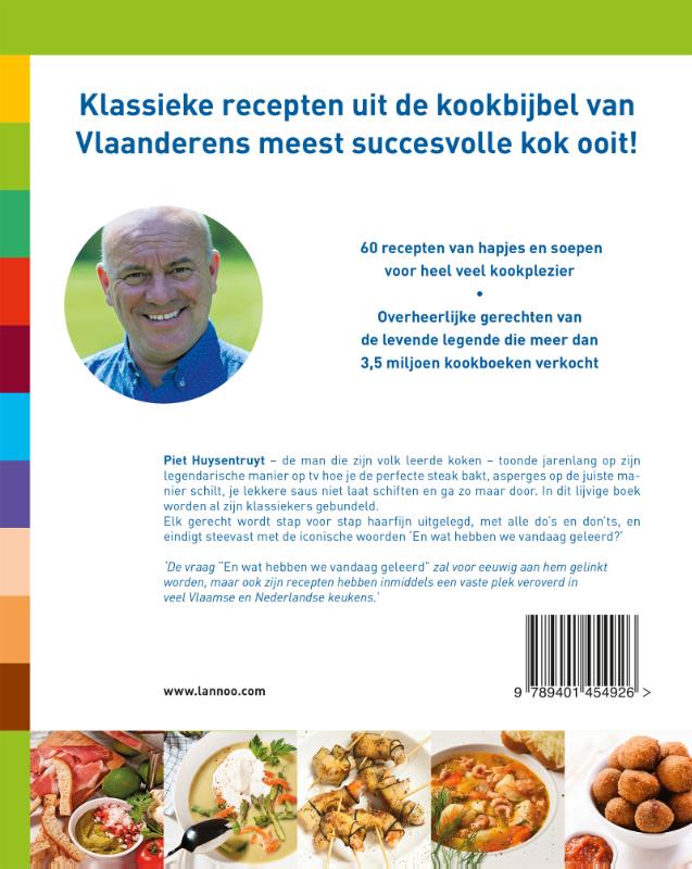Achterkant van Hapjes en soepen
